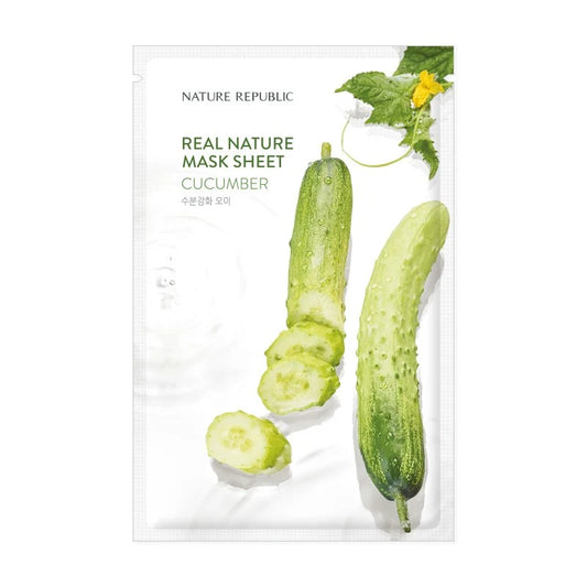 NATURE REPUBLIC - Real Nature Sheet Mask Cucumber 23ml