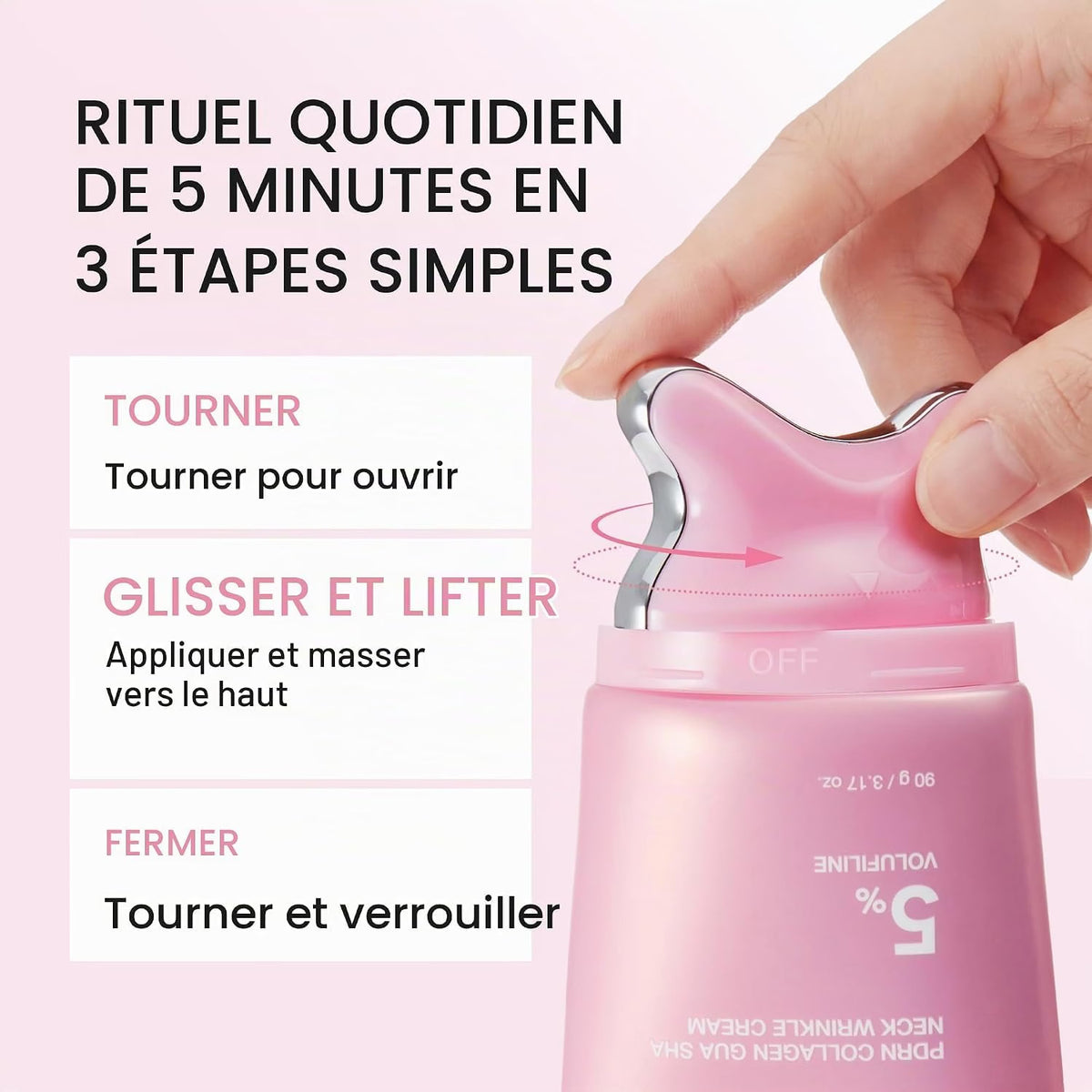 MEDICUBE PDRN Collagen Gua Sha Neck Wrinkle Cream