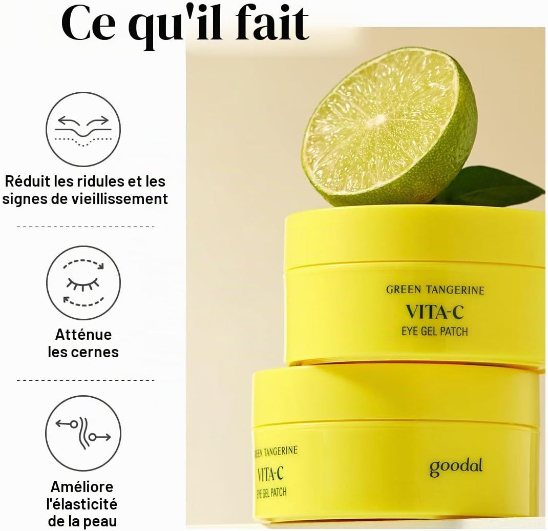 Goodal Green Tangerine Vita-C Dark Spot Care Eye Patch Alpha
